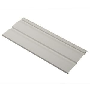 Cellwood Dimensions Double 4.5 in. x 24 in. Dutch Lap Vinyl Siding Sample in Pewter DID45SAMPLE NP