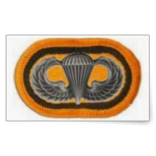 Jump Wings on 1st Sfg Oval Stickers