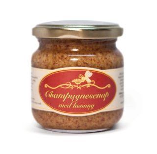Hovdelikatesser Champagner Senf mit Honig aus Schweden 185 g Lebensmittel & Getränke