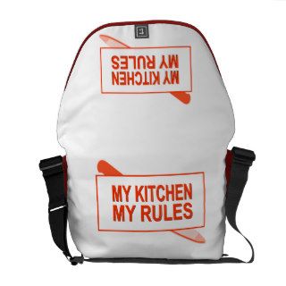 My Kitchen. My Rules. Fun Design for Kitchen Boss Messenger Bags