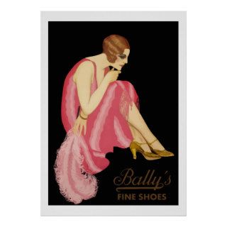 Bally's Fine Shoes Print