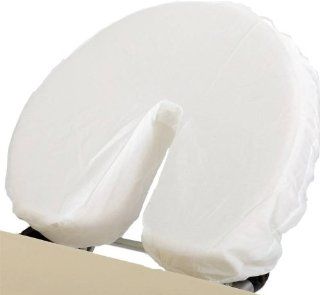 Spannbezug Massageliege Kopfstütze, Baumwolle, 195 x 70 cm, weiß Drogerie & Körperpflege
