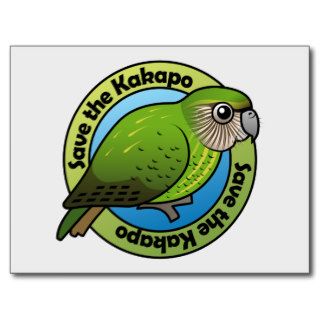 Save the Kakapo Postcards