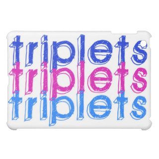 Triplets Word Triple iPad Mini Covers