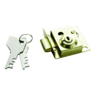 First Watch Security 5/16 in. Polished Brass Bolt Mailbox Lock 1321