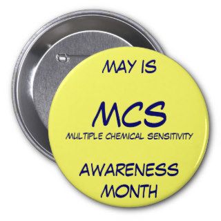 MCS awareness month   May 2011 Pin