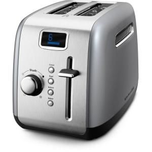 KitchenAid 2 Slice Toaster in Contour Silver KMT222CU