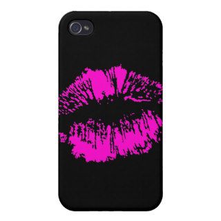 Neon Kiss Cover For iPhone 4