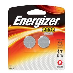 Energizer 2032 3V Batteries (2 Pack) 2032BP 2