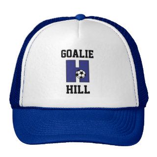 Letter H Monogram in Soccer Blue Hat