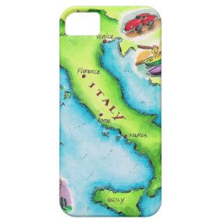 Map of Italy 2 iPhone 5 Covers