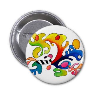 Circus   Colorful, fun, whimsical, playful artwork Buttons