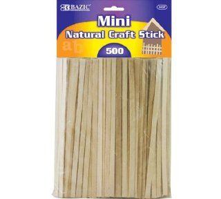 BAZIC Mini Natural Craft Sticks, Wood, 300 Per Pack 
