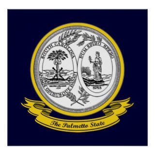 South Carolina Seal Print