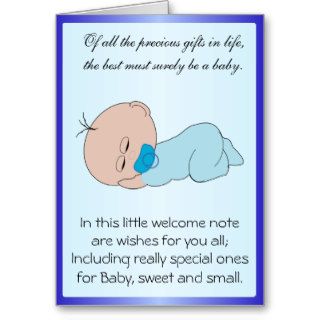 New Born Baby Boy Cards