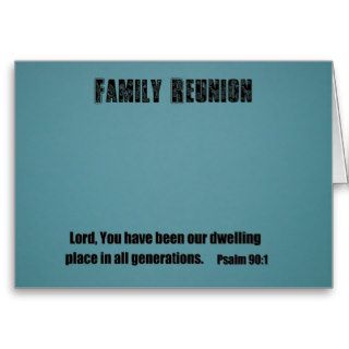 Family Reunion Cards