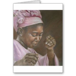 Fulani Woman Dancing Greeting Cards