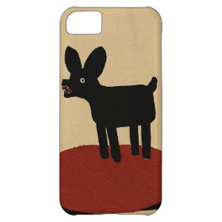 Odd Funny Looking Dog   Colorful Book Illustration iPhone 5C Cases