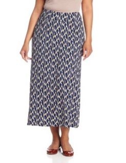 Karen Kane Women's Plus Size Maxi Skirt, Print, 0X Dresses