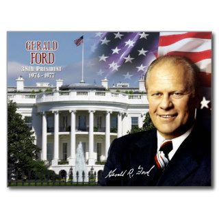 Gerald Ford    38th President of the U.S. Postcard