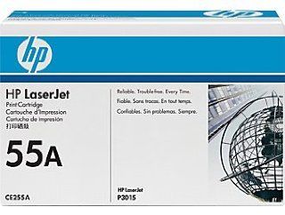 Hewlett Packard HP 55A LaserJet P3015 Smart Print Cartridge (6,000 Yield) , Part Number CE255A