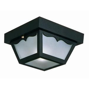 Design House Black Outdoor Ceiling Light 502872