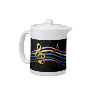 Rainbow Colored Music Notes