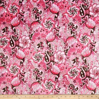 Minky Majik Pink/Brown Fabric