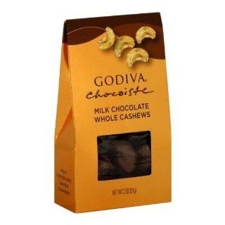 Godiva Cashews in Chocolate 8oz (2 pack)  Grocery & Gourmet Food