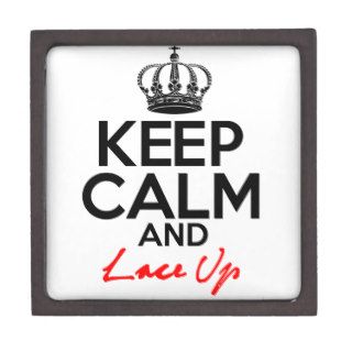 Keep Calm And Lace Up Premium Gift Box