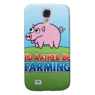 Funny Cartoon Farm Animal   Samsung Galaxy S4 Cover