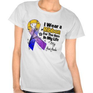 Great Grandma Hero in My Life Bladder Cancer T Shirt