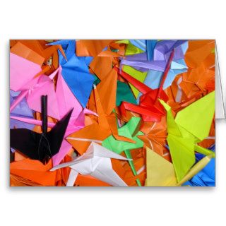 Get Well Wishes   A Thousand Paper Cranes Card
