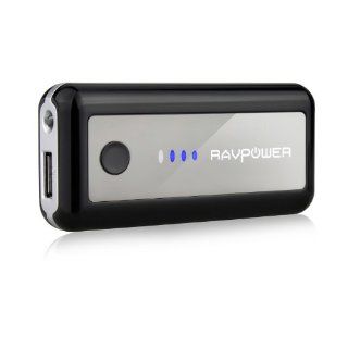 RAVPower Element 5600mAh External Battery Pack Portable Charger Power Bank for iPhone 5S, 5C, 5, 4S, 4, iPad Air, 4, 3, 2, Mini 2 (Apple adapters not included); Samsung Galaxy S4, S3, S2, Note 3, Note 2; HTC One, EVO, Thunderbolt, Incredible, Droid DNA, Mo