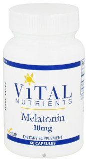 Vital Nutrients   Melatonin 10 mg.   60 Capsules Health & Personal Care