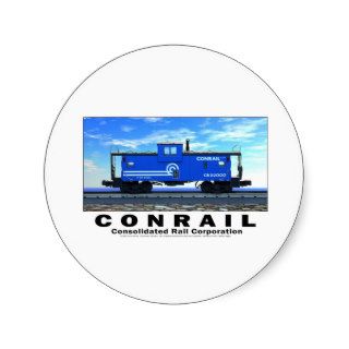 ZAZ462 CONRAIL CABOOSE POSTER STICKERS