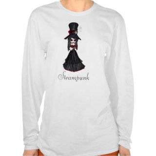 Cute Steampunk Goth Girl Shirts