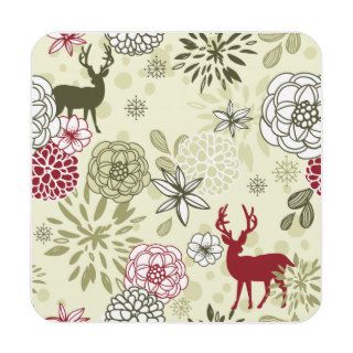 Christmas Deer Drink Coaster