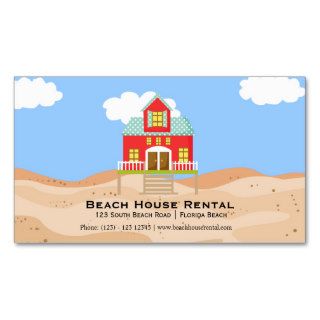 Beach House Rental Business Cards