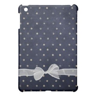 Polka Dots with bow iPad Mini Cover