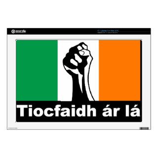 Tiocfaidh ar la Irish republican design Laptop Skins