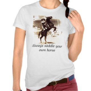 Cowgirl Horse Tee Shirt
