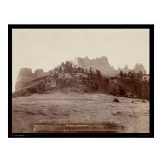 Crow Butte near Fort Robinson NE 1891 Posters