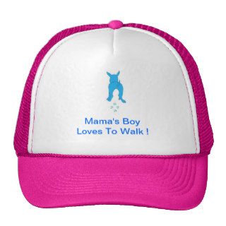 Blue Dog Ears Up Mama's Boy Hat