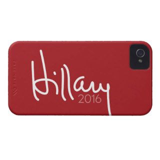 Hillary Clinton 2016   red and white iPhone 4 Cover