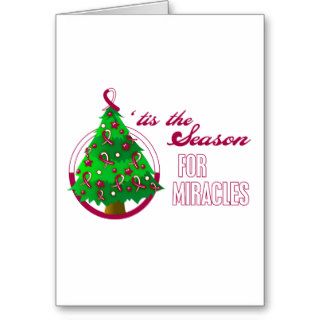 Throat Cancer Christmas Miracles Cards