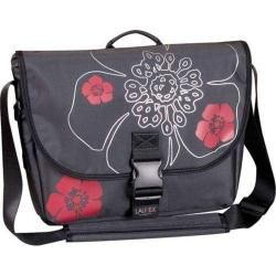 Women's Laurex 17.3in Laptop Large Slim Messenger Bag Gun Metal Laurex Fabric Messenger Bags