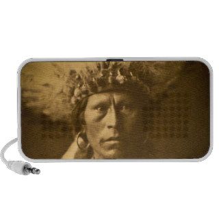 Apache Indian Chief Garfield Jicarilla Vintage PC Speakers