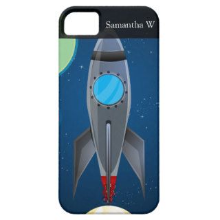 Outer Space Rocket Ship iPhone 5 Cover