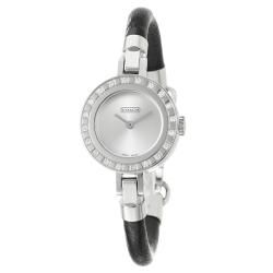 Coach Women's Gallery Silver Dial Leather Watch Coach Women's Coach Watches